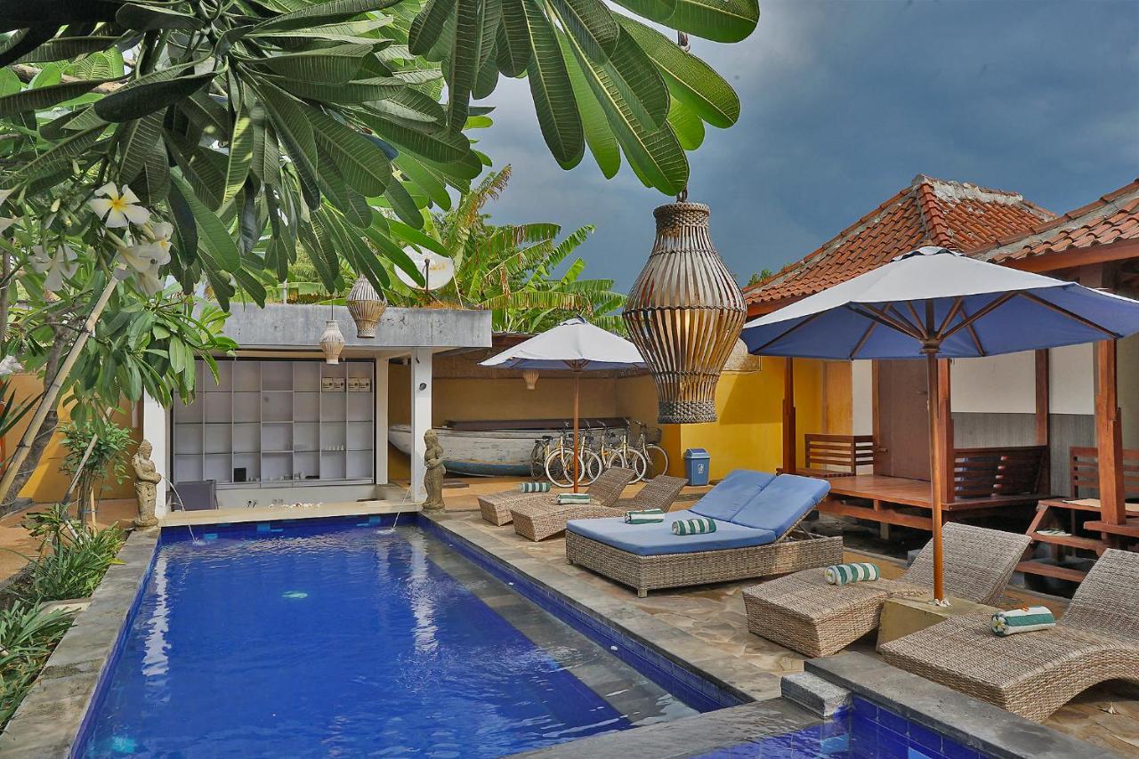 Sari Gili Bungalow Gili Air Ngoại thất bức ảnh