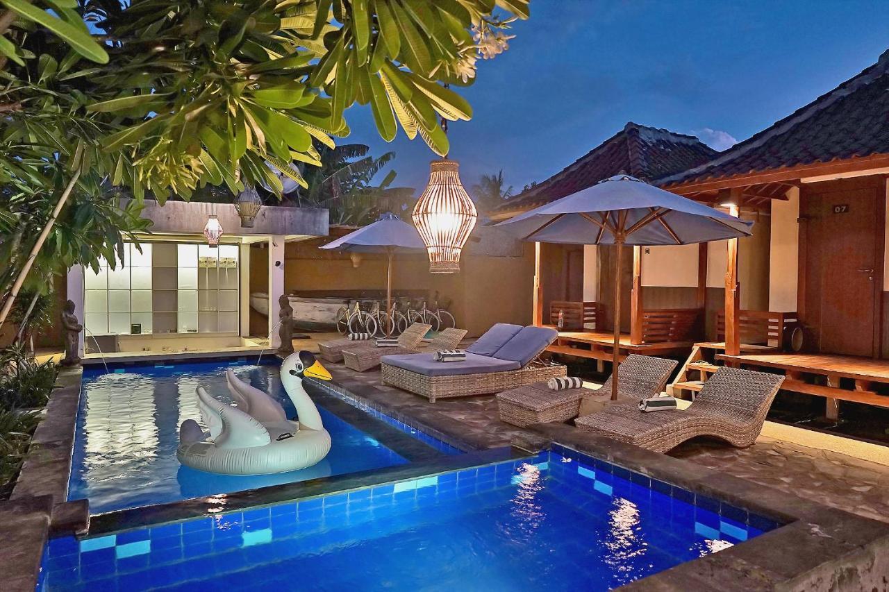 Sari Gili Bungalow Gili Air Ngoại thất bức ảnh